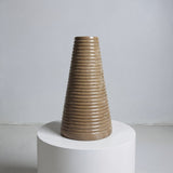 Grooved Marble Vase - Small