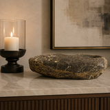 Volcano Rock River Stone Serving Bowl