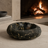 Golden Splashed Bowl