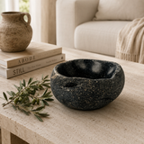 Deep Black Sparkled Bowl