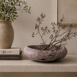 Burgundy Webbed Bowl