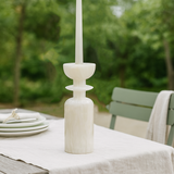 Collared Candle Stand  - Onyx