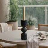 Orb-Linked Candle Stand