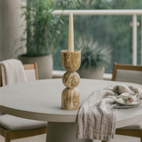 Orb-Linked Candle Stand