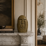Carved Countenance Decor Object