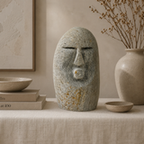 Sculpted Face Decor Object