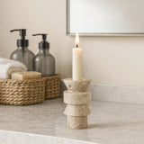 Stacked Candle Stand