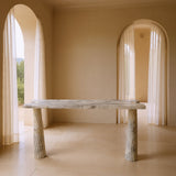 Marble Console Table - Grey