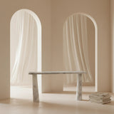Marble Console Table - Grey