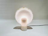 Disc Table Lamp (Pink Onyx)