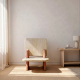 Throne Chair - Travertine