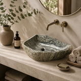 Teardop Grey Riverstone Sink