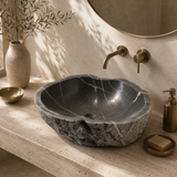 Amber & Grey River Stone Sink