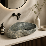 Spotted Green River Stone Sink