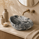 Grey Hued River Stone Sink
