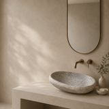 Grey Blotched Riverstone Sink