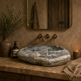 Green-Streaked Riverstone Sink