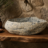 Inky Depth River Stone Sink