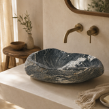 Noir Brushed River Stone Sink