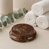 Crater Soap Dish - Burgundy