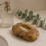 River Stone Rust Soap Dish