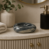 River Stone Streaked Soap Dish