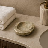 River Stone Brown Brushed Soap Dish