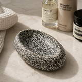 Riverstone Stone Inkwell Splotched Soap Dish