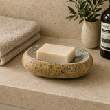 Riverstone Mustard Bottom Soap Dish
