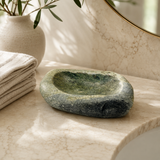 Riverstone Blue Dipped Soap Dish
