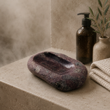 Riverstone Burgundy Lined Soap Dish
