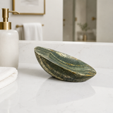 Emerald & Gold Soap Dish