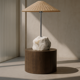Wide Stone Base Lamp