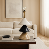 Tiered Cone Lamp
