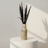 Grooved Marble Vase