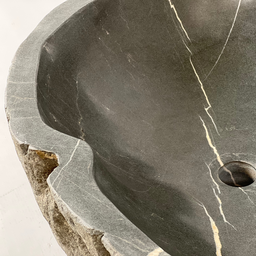 Amber & Grey River Stone Sink