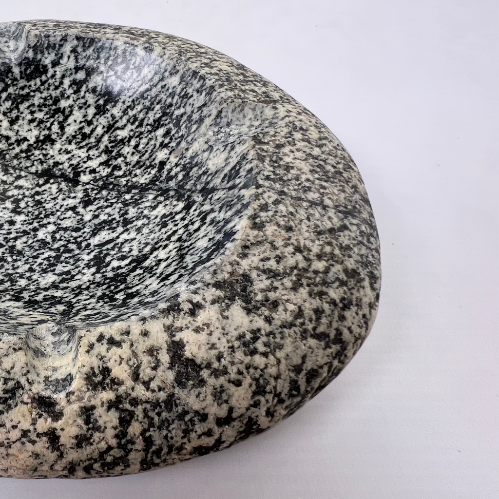 River Stone Dotted Swiss Ash Tray