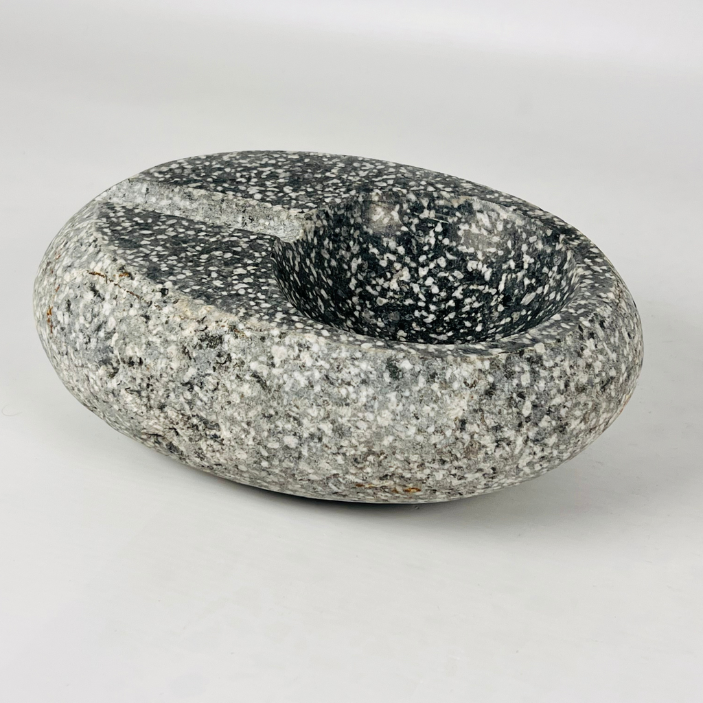 River Stone Salt & Pepper Ash Tray