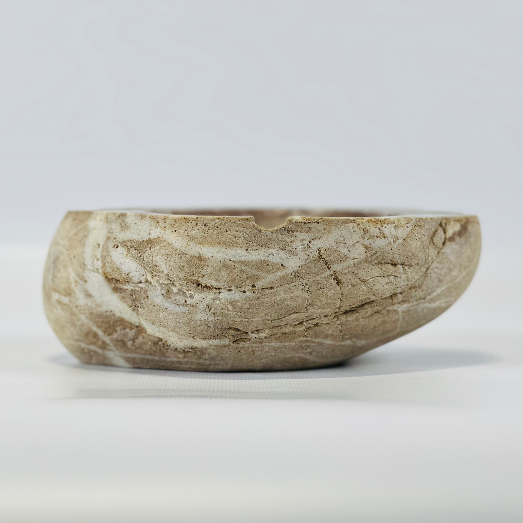 River Stone Champagne Ash Tray