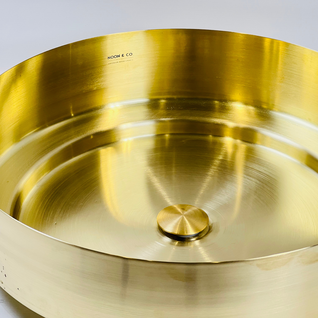 Matte Brass Sink