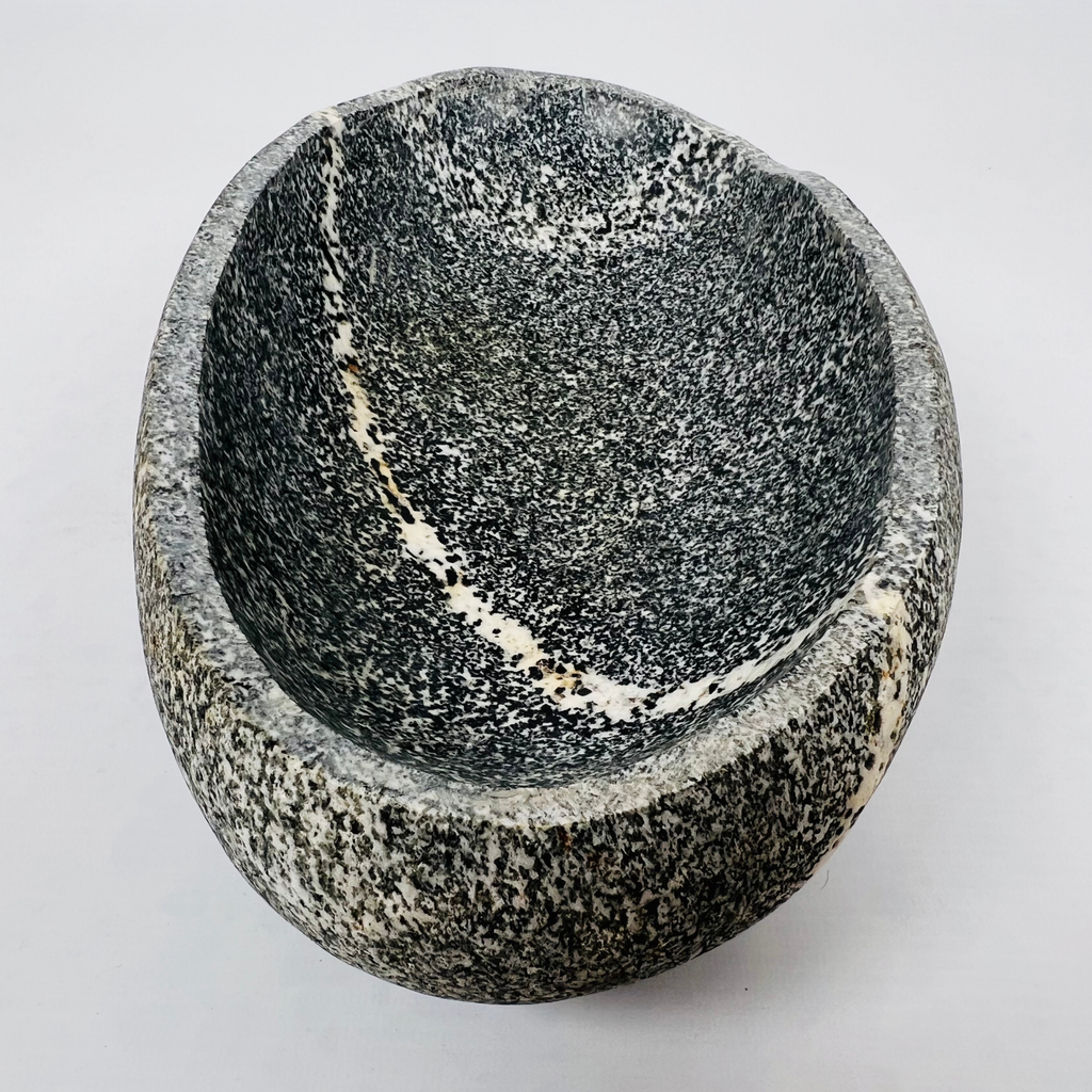 One Line River Stone Serving Bowl