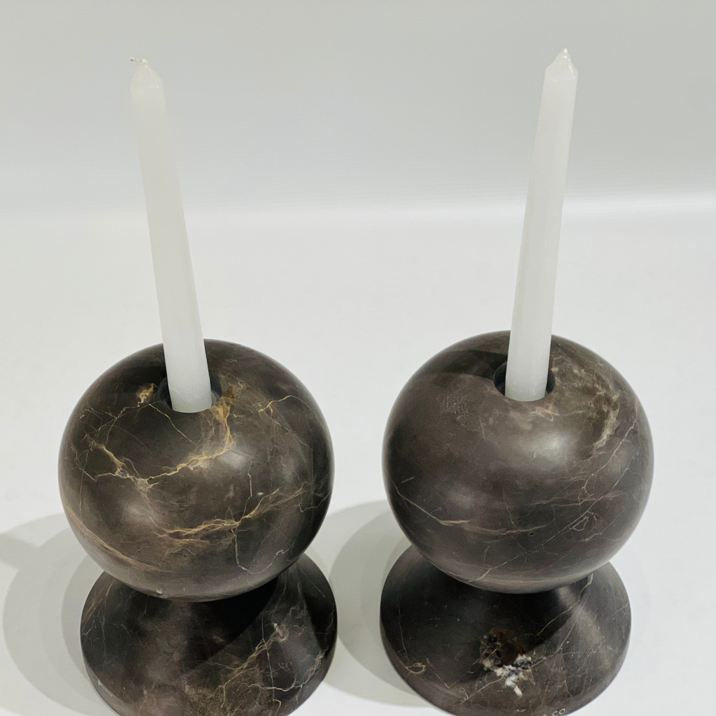 Door Knob Marble Candle Stand