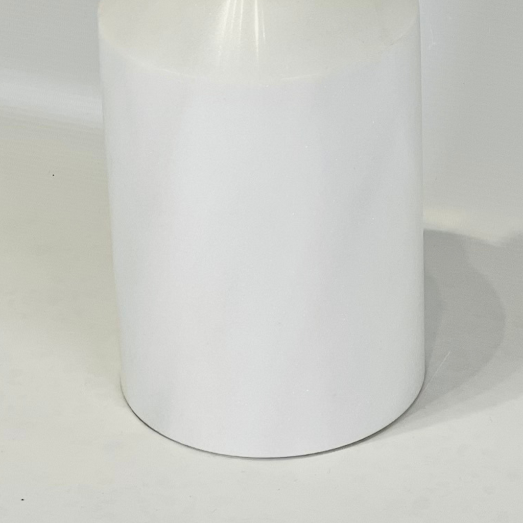 Long Neck White Marble Bottle Candle Stand