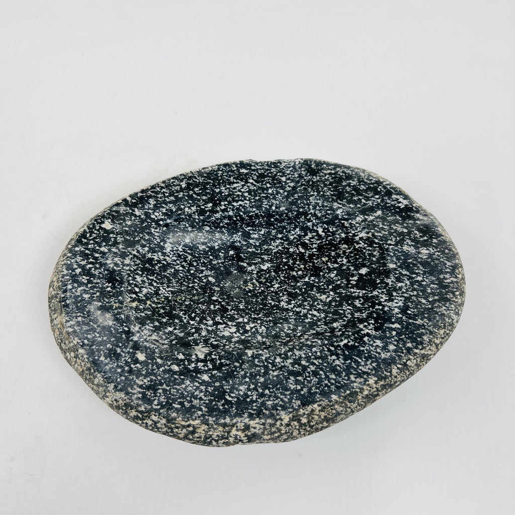 Riverstone Dark Grey Speckled Soap Dish