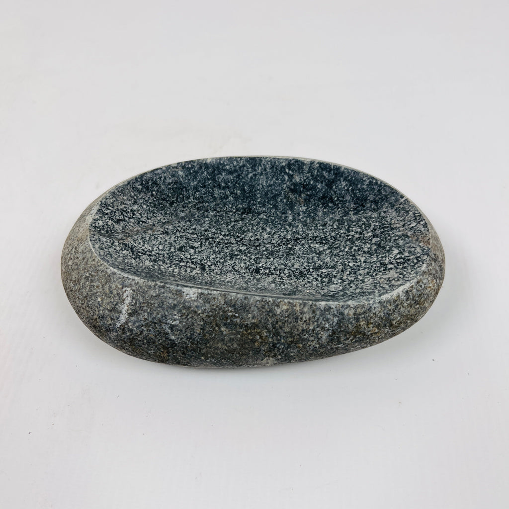 Riverstone Black Speckled Soap Dish