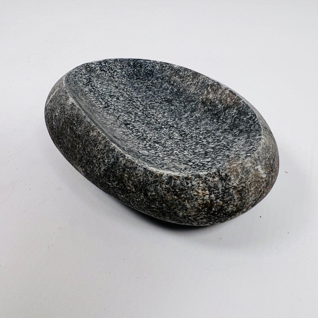 Riverstone Black Speckled Soap Dish