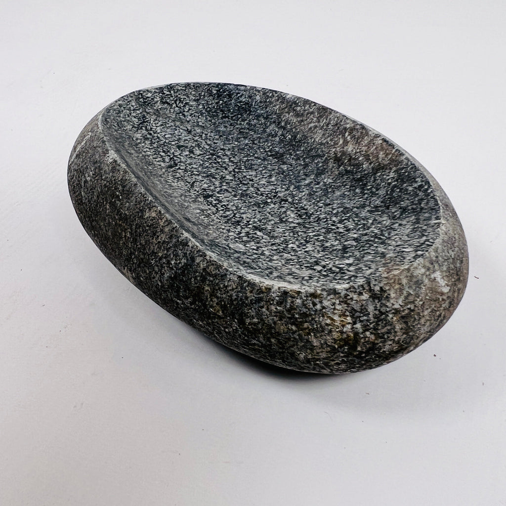 Riverstone Black Speckled Soap Dish