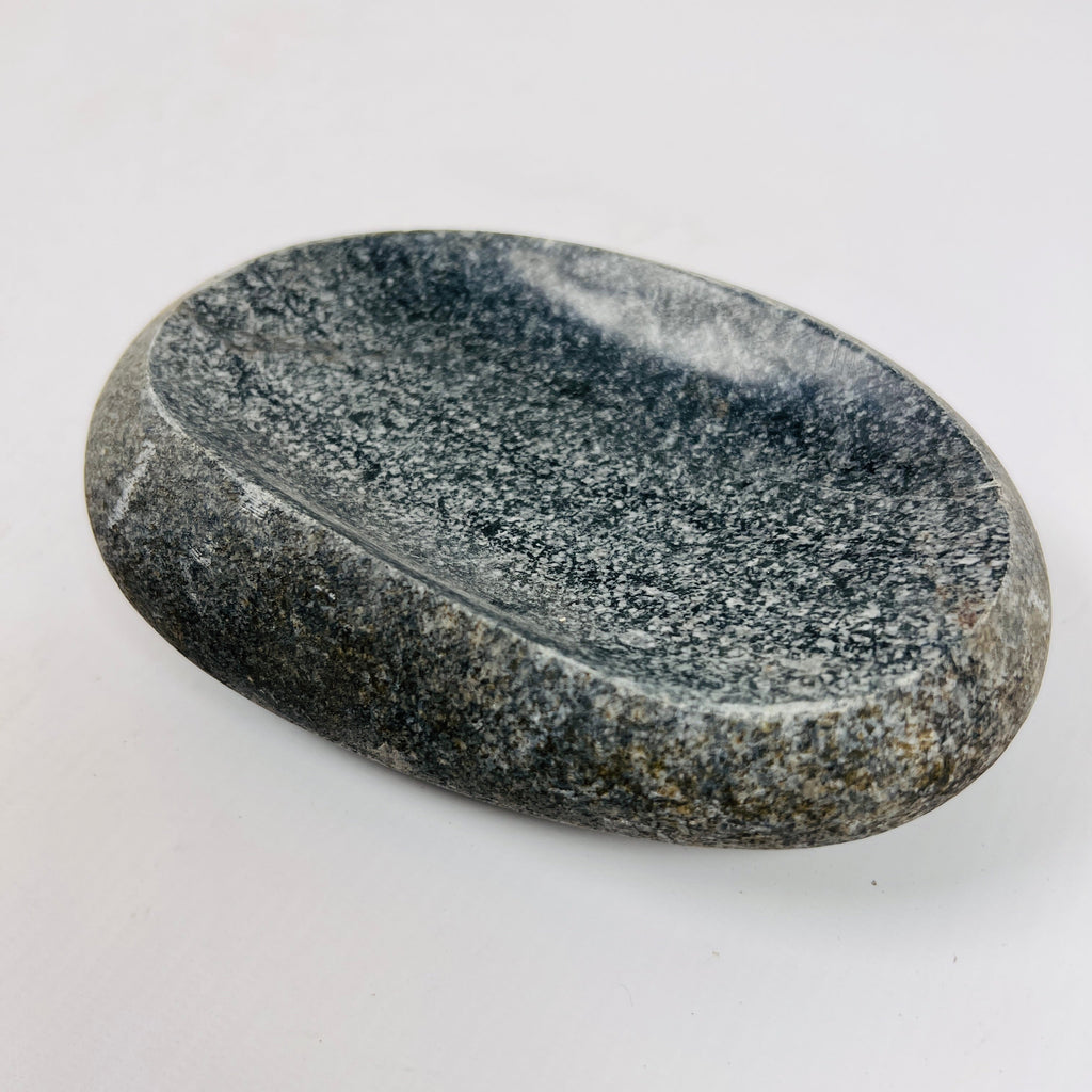 Riverstone Black Speckled Soap Dish