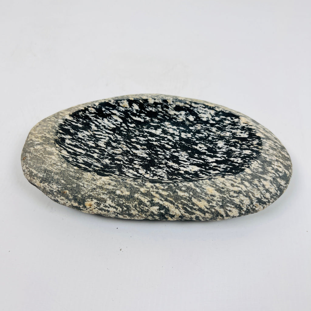 Riverstone White Grazed Soap Dish