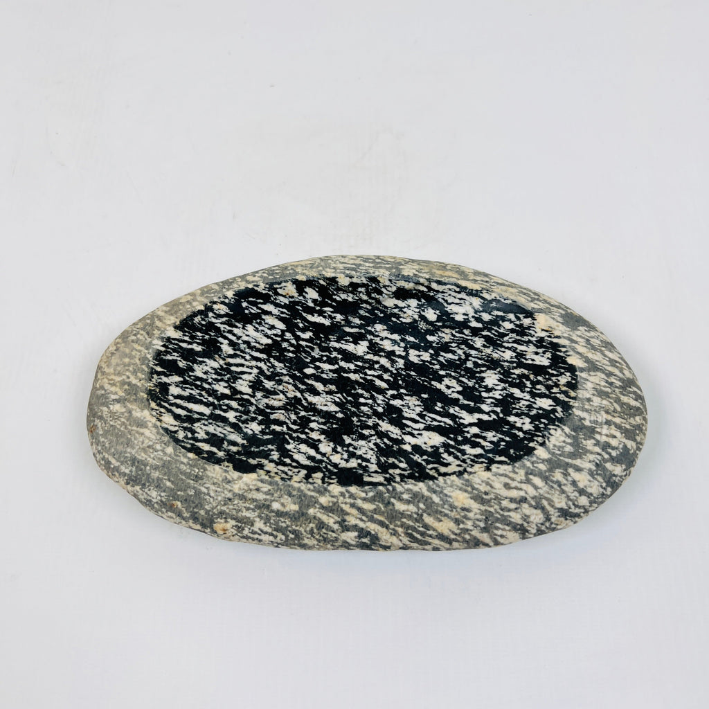 Riverstone White Grazed Soap Dish